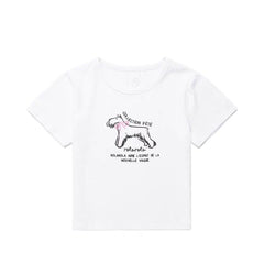 ROLAROLA Bow Puppy Crop T-Shirt
