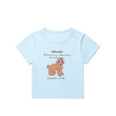 ROLAROLA Sunglasses Puppy Crop T-Shirt