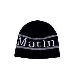 MatinKim Statement Logo Beanie
