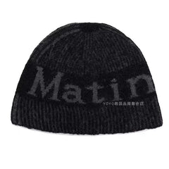 MatinKim Logo Knit Beanie Hat