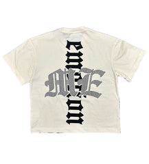 Mixed Emotions Beach Rhinestone Tee Cream