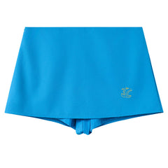 Apple embroidered sporty skirt