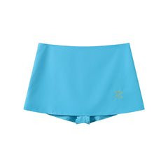 Apple embroidered sporty skirt