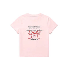 ROLAROLA Bow Crop T-Shirt