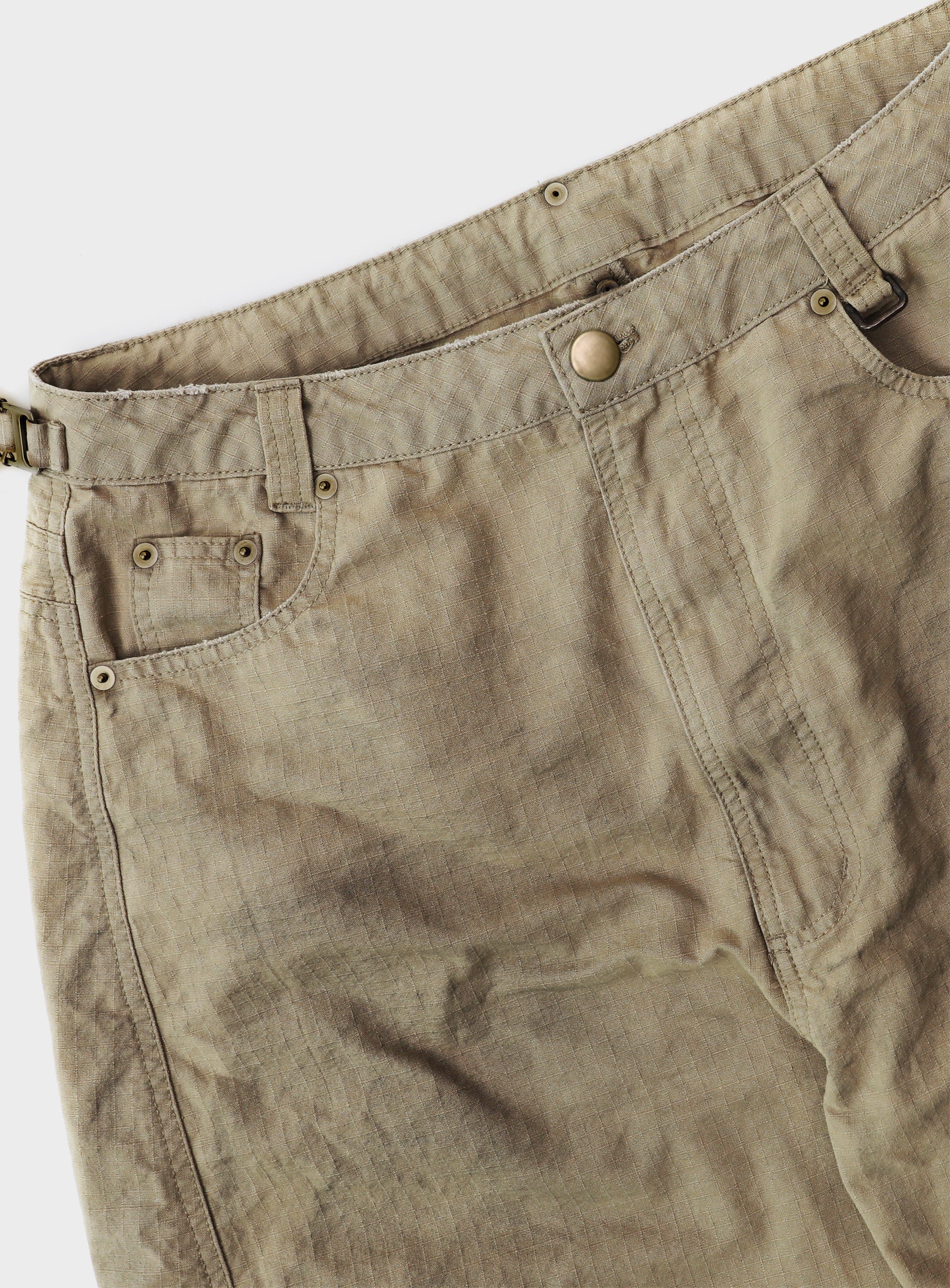 [w-pts25-065] Viper 301 Semi-Curved Pants - Dusty Beige
