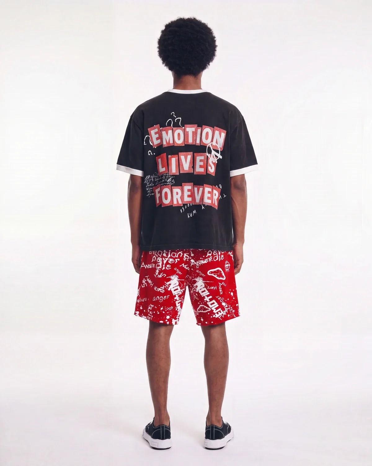 Mixed Emotions Static Tee Black