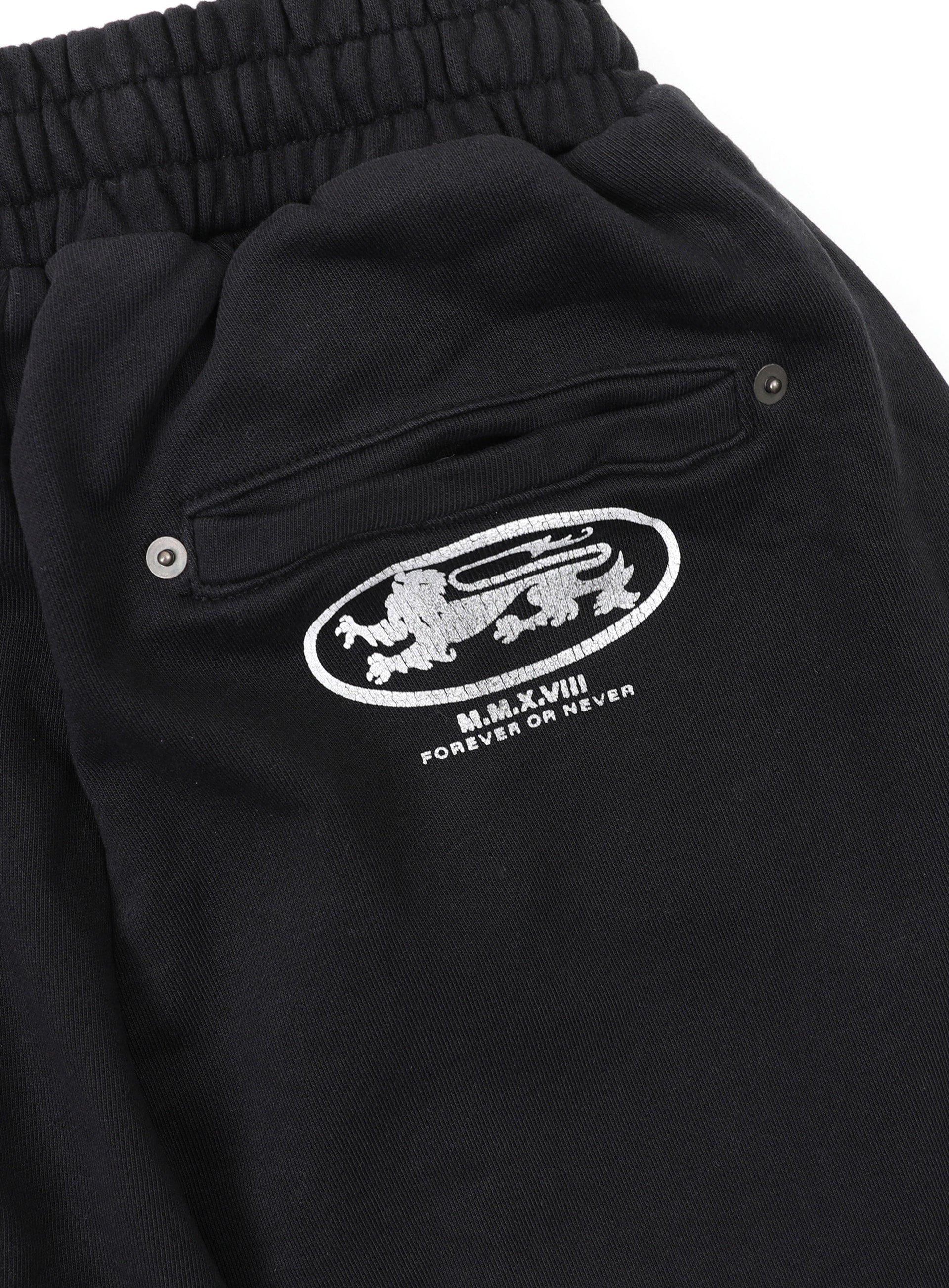 [w-pts25-070] Viper Logo 2-Way Curved Jogger Trousers - Black