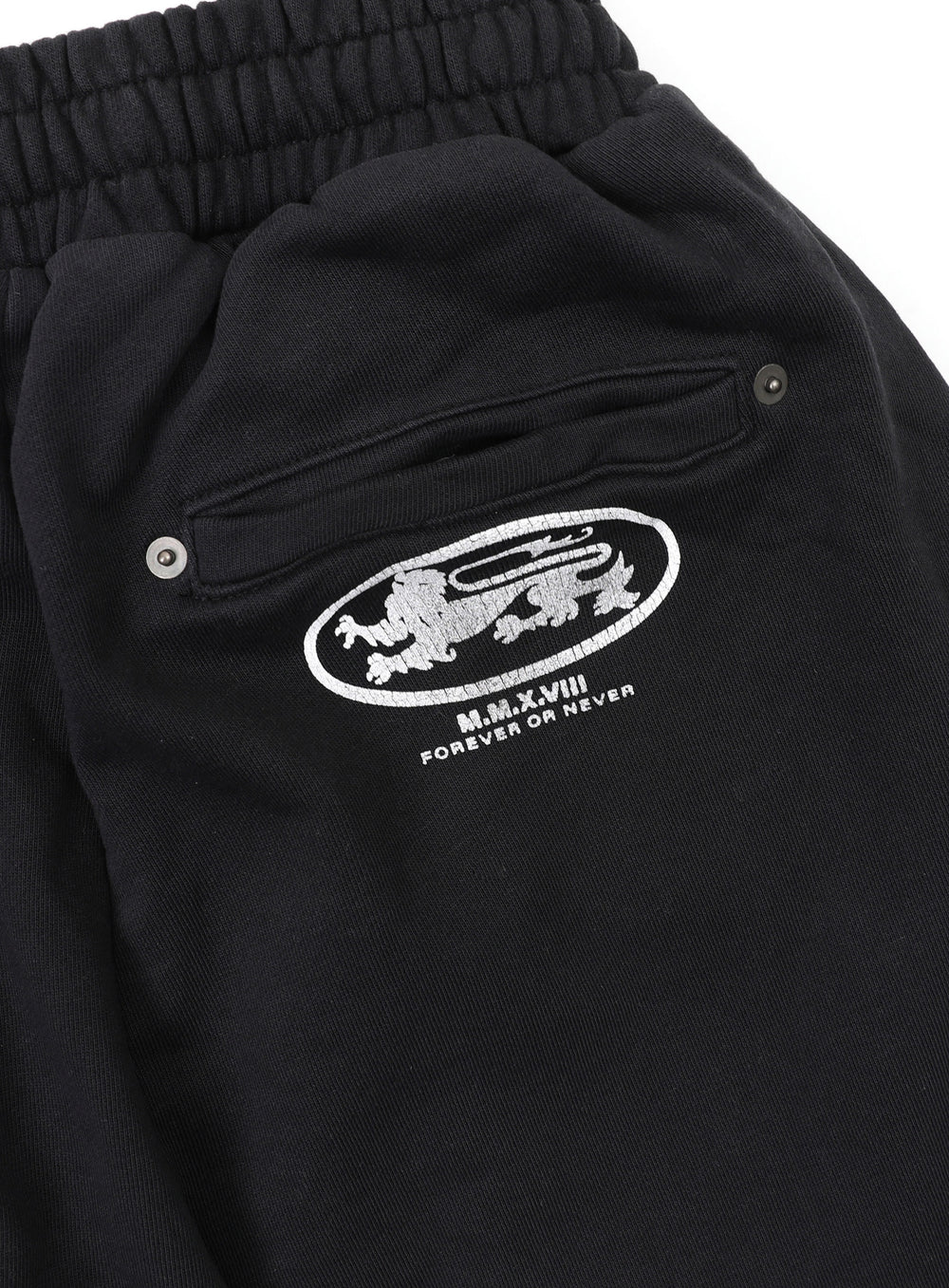 [w-pts25-070] Viper Logo 2-Way Curved Jogger Trousers - Black