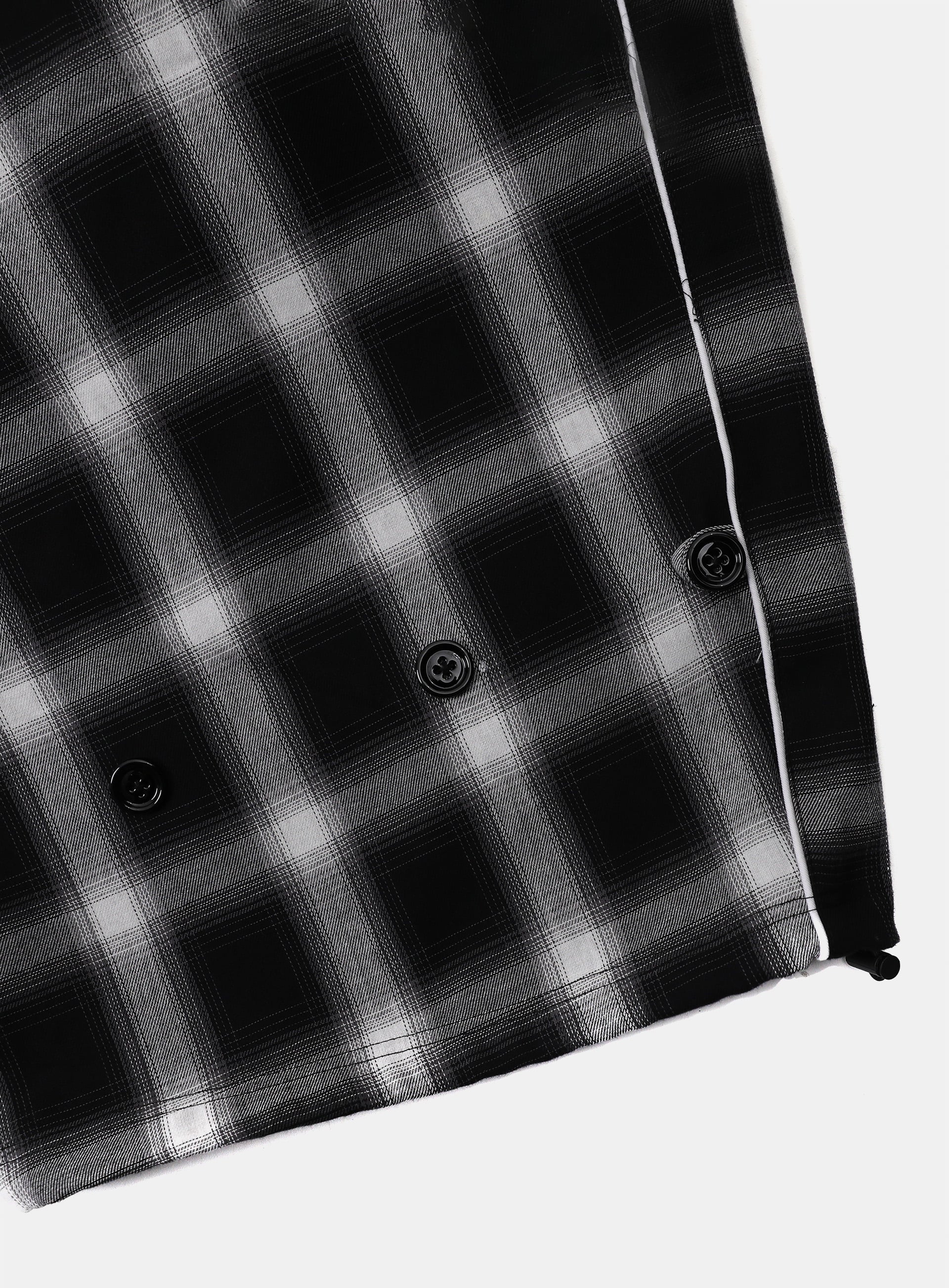 [w-pts25-062] Shield M Track Pants - White Check