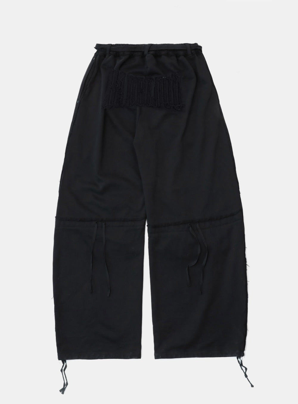 [w-pts24-053] Low Edge Convex Jogger - Black