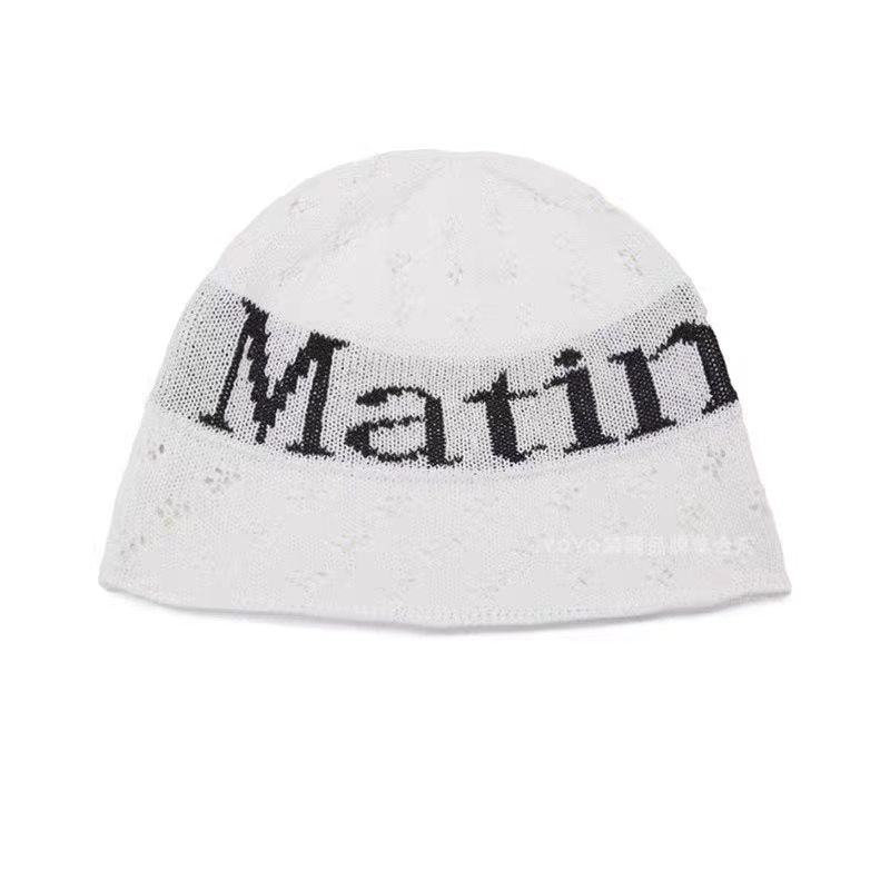 MatinKim Statement Logo Beanie