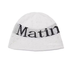MatinKim Statement Logo Beanie