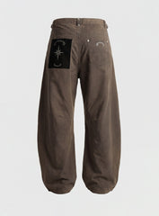 [w-pts25-066] Viper 301 Semi-Curved Pants - Dusty Brown