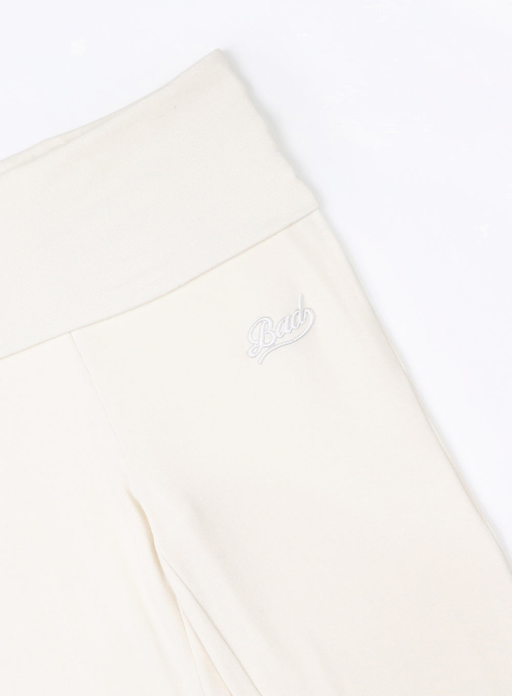 [w-pts24-055] Beyond Soft Fold Over Bootcut Pants - Cream