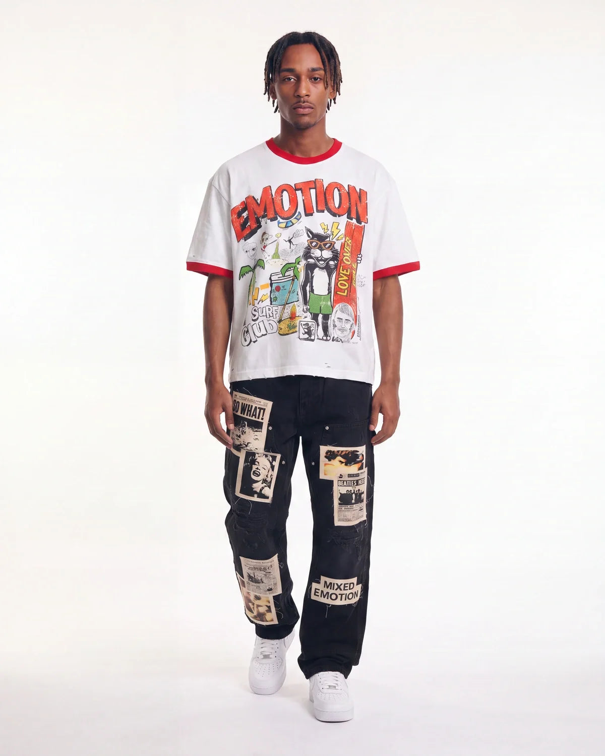 Mixed Emotions Surf Club Tee White