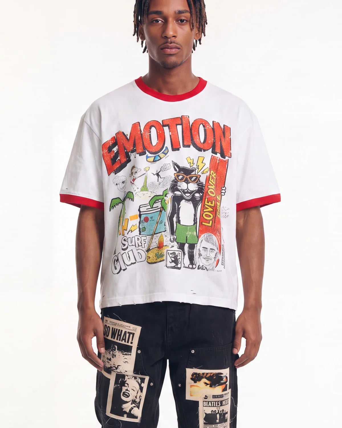 Mixed Emotions Surf Club Tee White