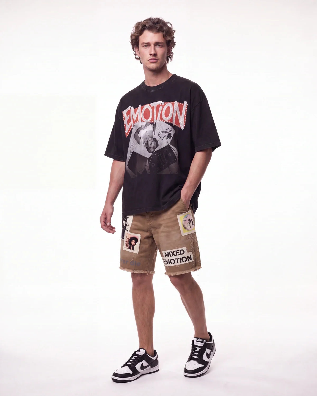 Mixed Emotions Tunes Tee Black