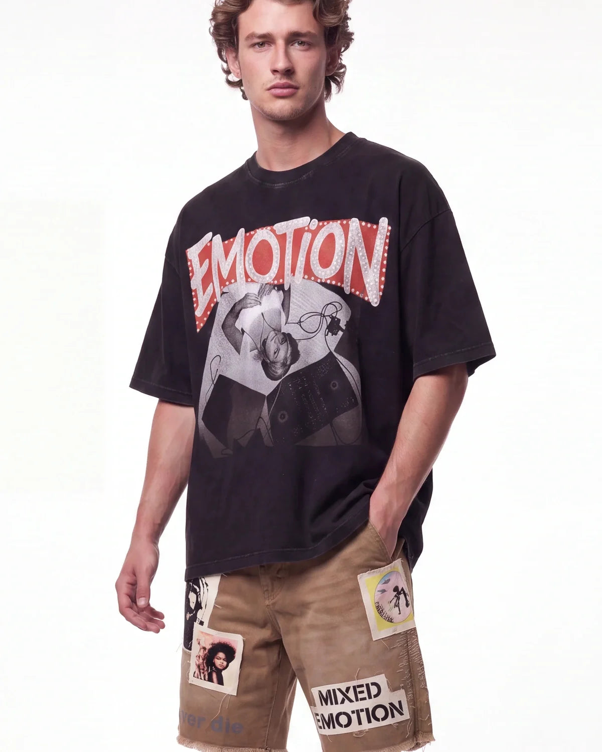 Mixed Emotions Tunes Tee Black