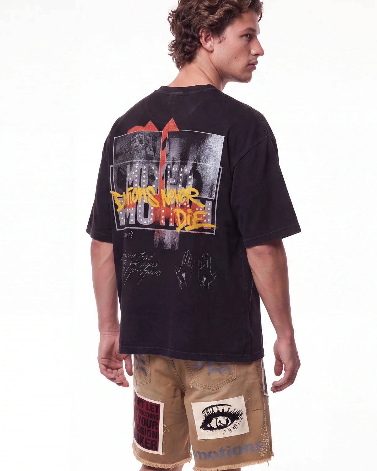 Mixed Emotions Tunes Tee Black