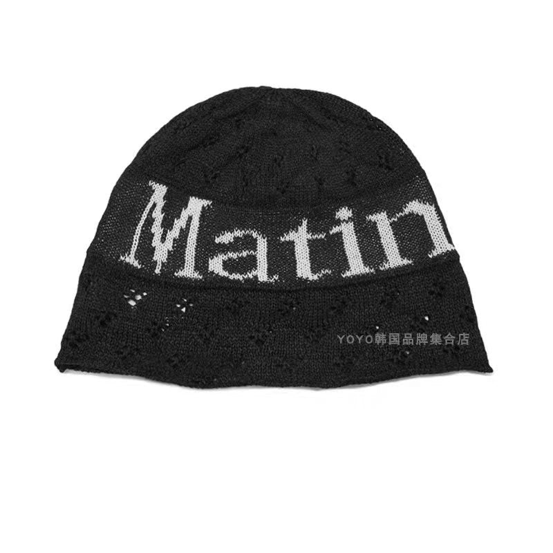 MatinKim Logo Beanie – Everyday Street Style