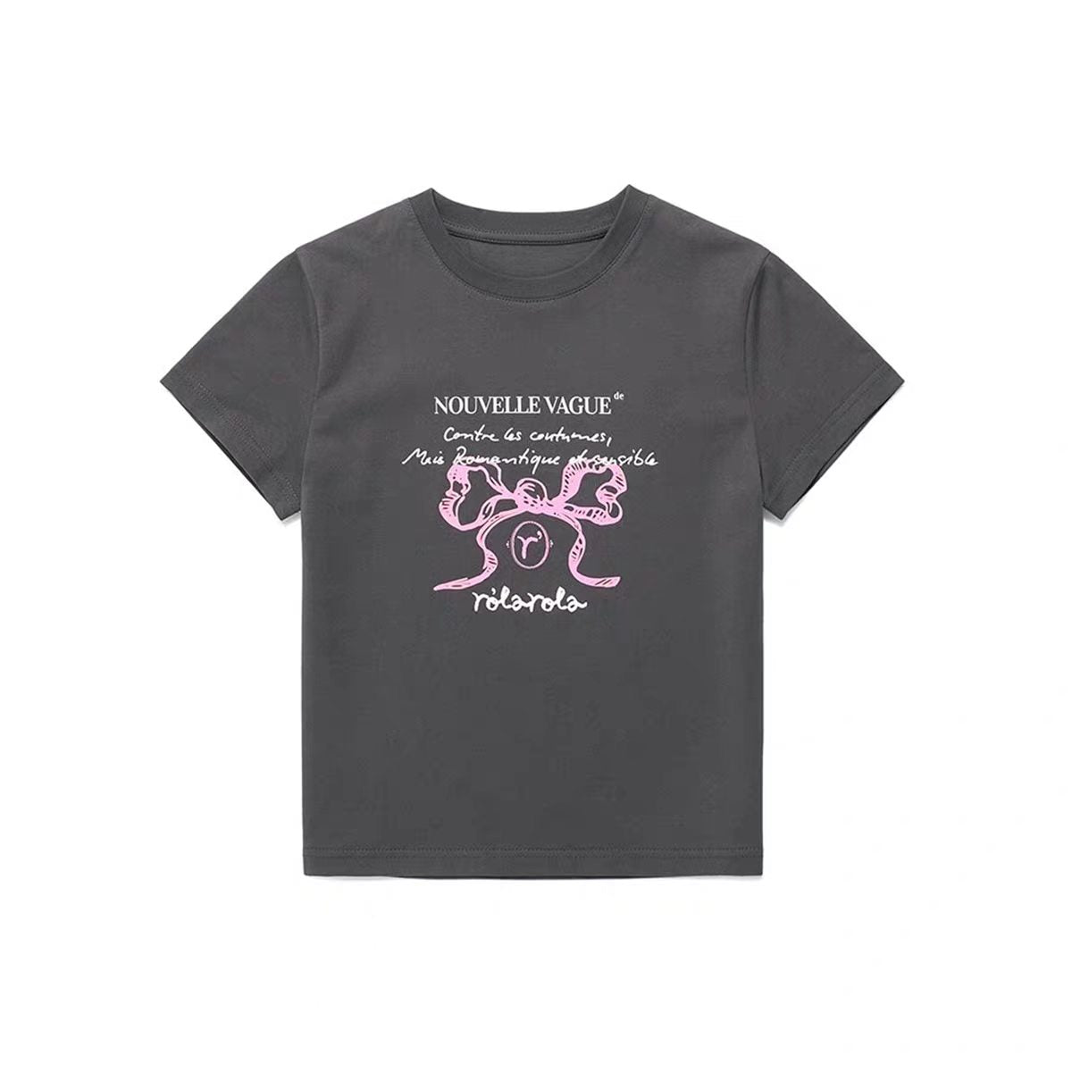 ROLAROLA Bow Crop T-Shirt
