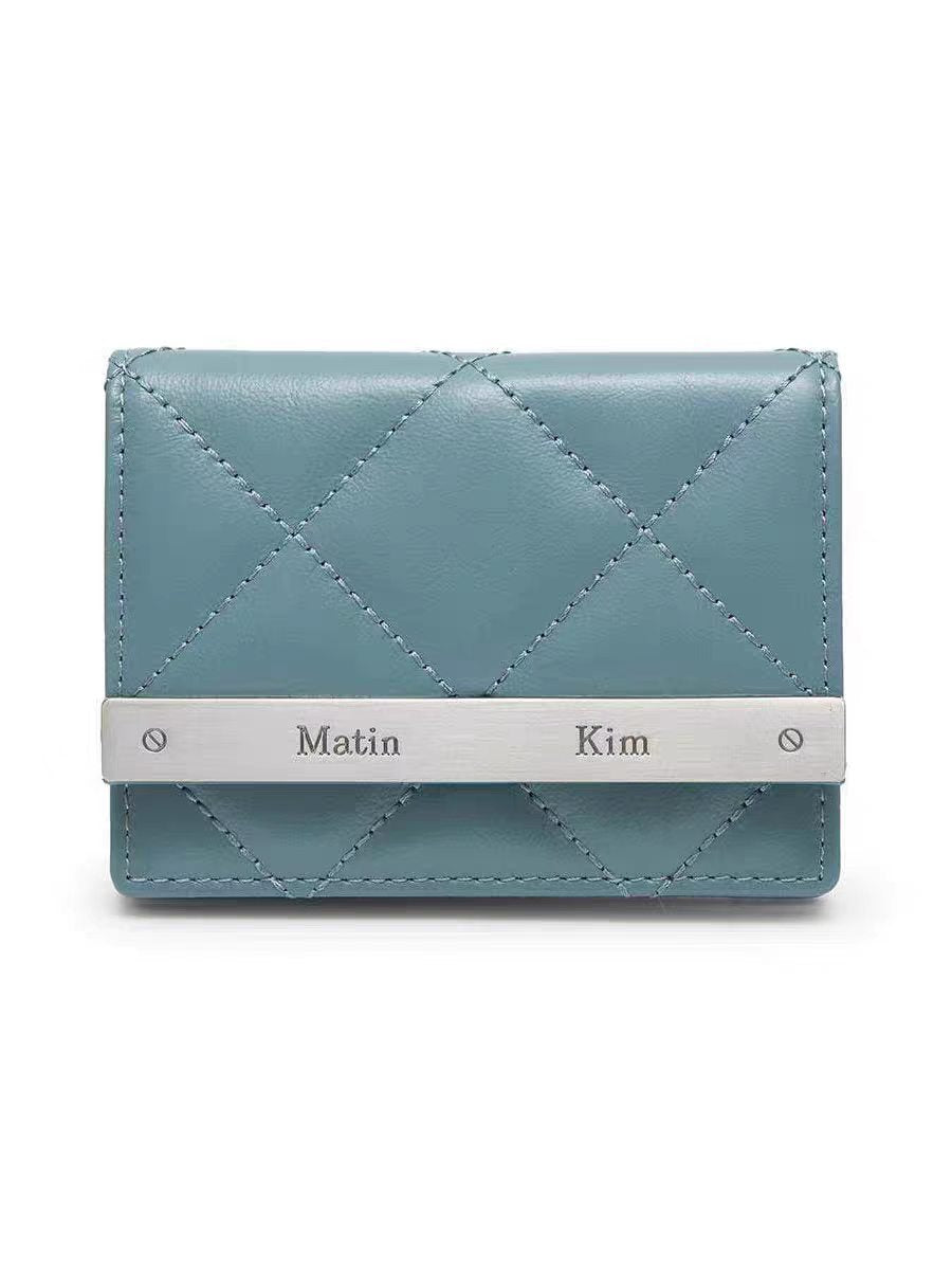 Matin Kim Leather Card Holder Wallet