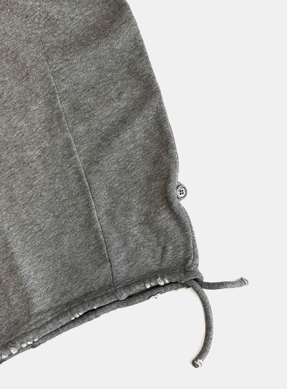[w-pts25-057] Mystic Capsule 2-Way Curved Jogger Trousers - Medium Gray