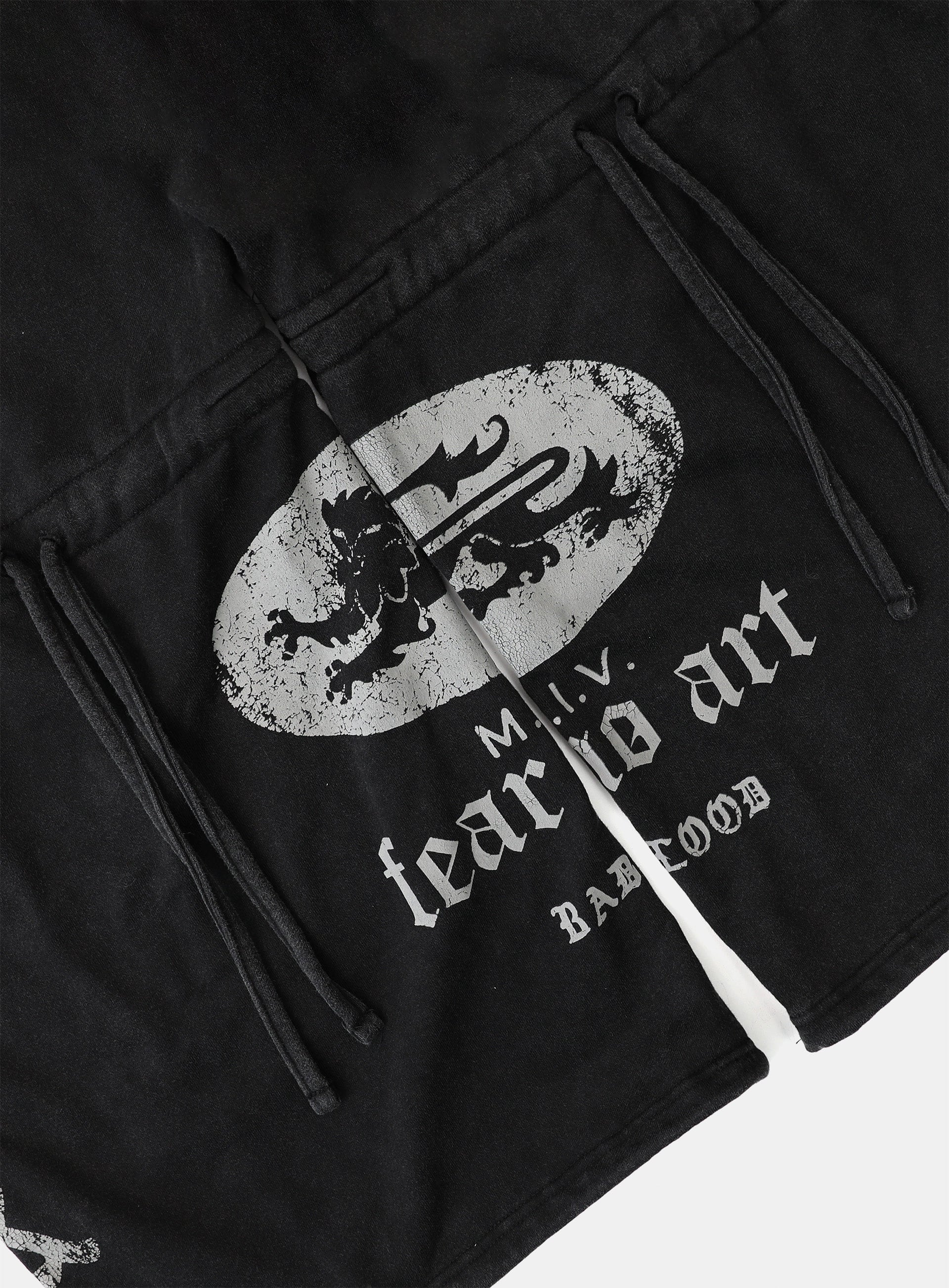 [w-pts25-054] PEACE NOT WAR Jogger - Dusty Black
