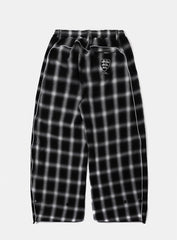 [w-pts25-062] Shield M Track Pants - White Check