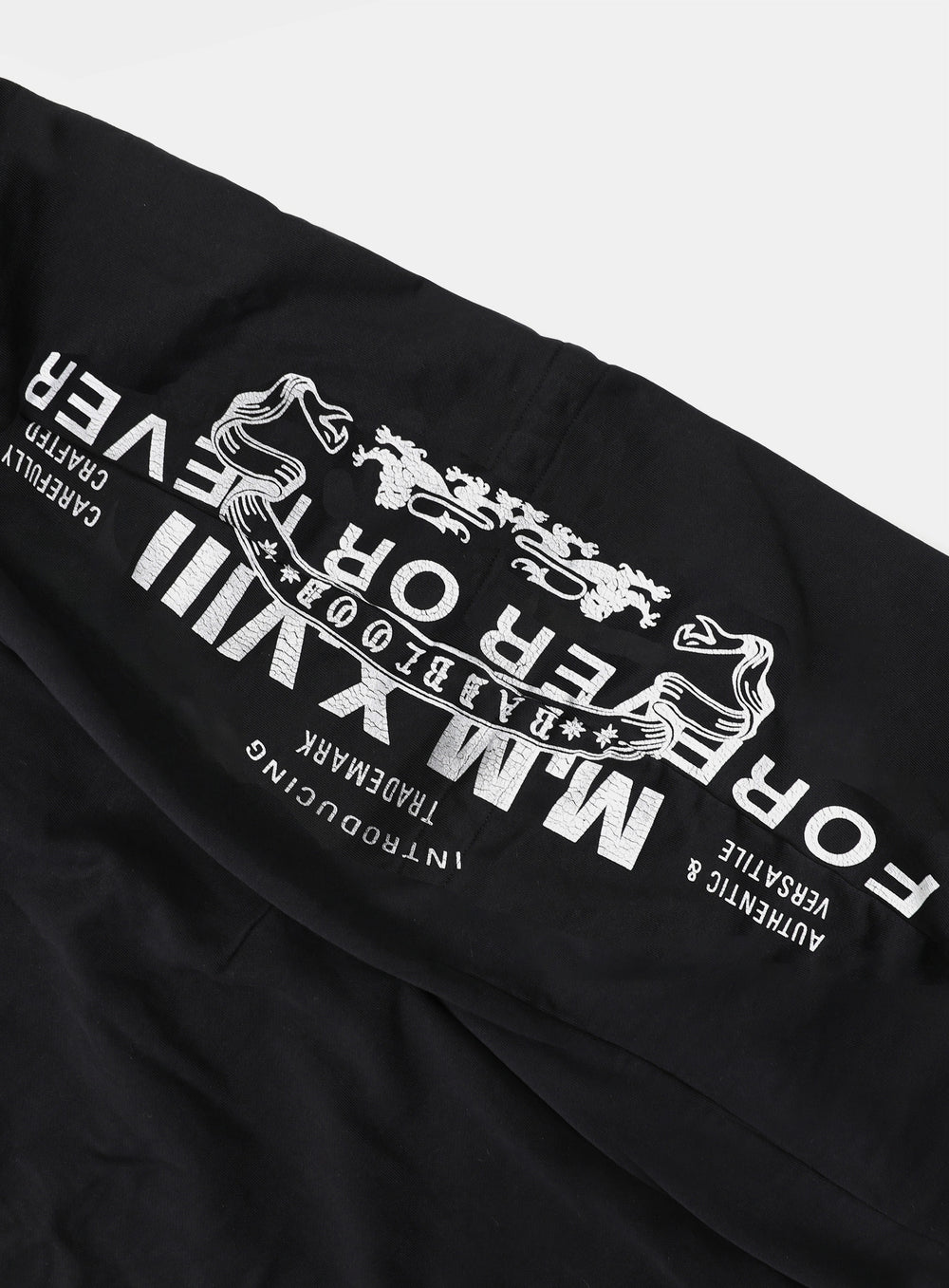 [w-pts25-070] Viper Logo 2-Way Curved Jogger Trousers - Black