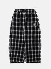 [w-pts25-062] Shield M Track Pants - White Check