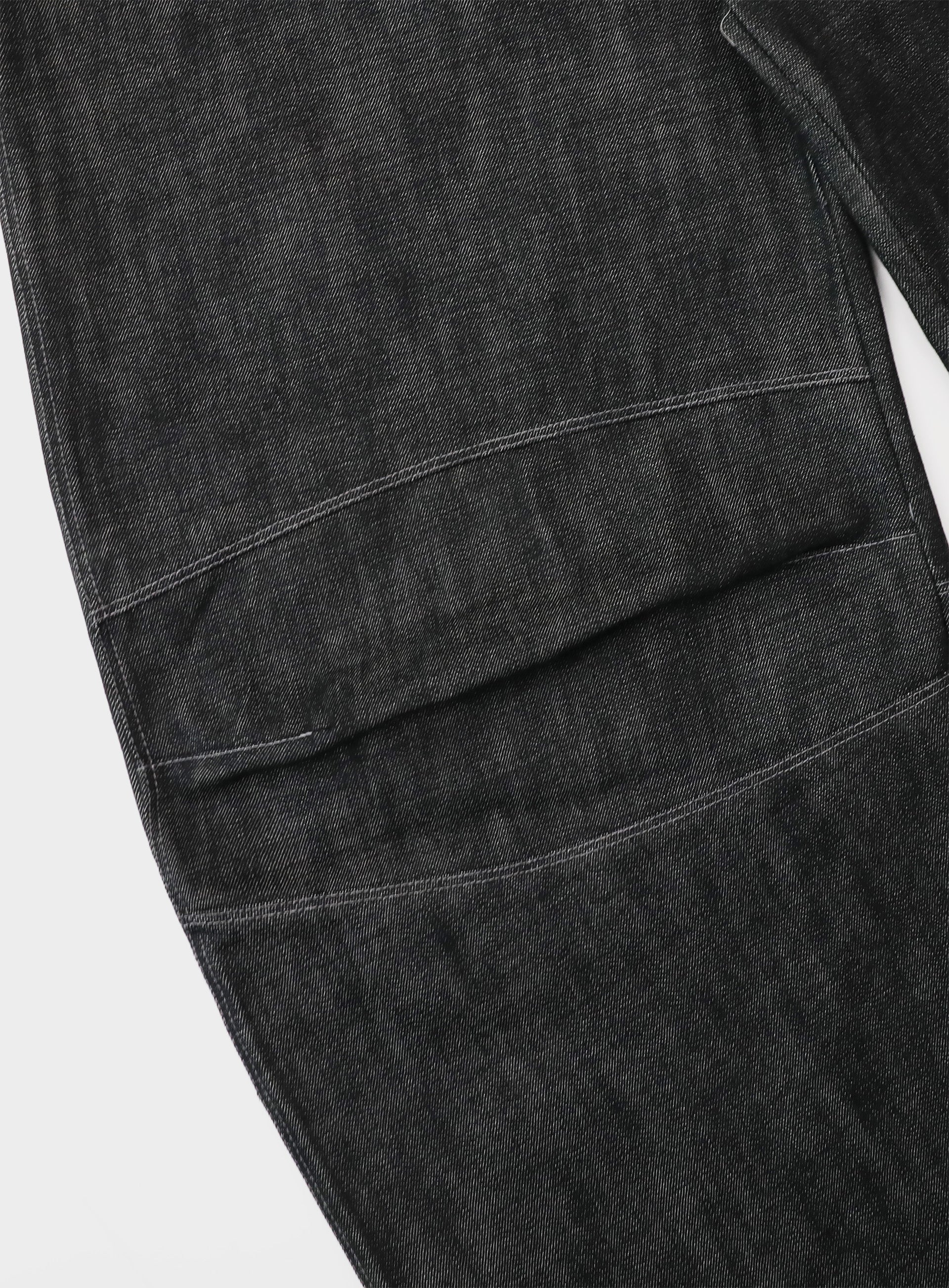 [w-pts25-030] Squad Convex Pants - Denim Black