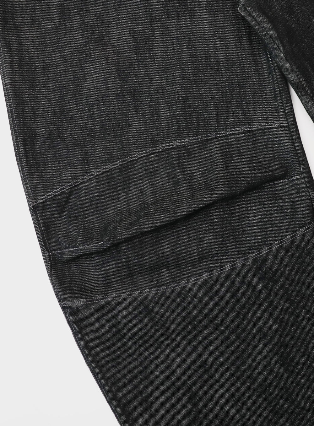 [w-pts25-030] Squad Convex Pants - Denim Black
