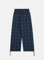 [w-pts25-007] Classic Check 2 Way Jogger Trousers - Green
