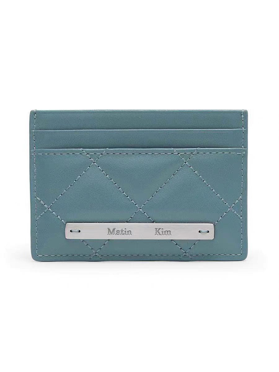 Matin Kim Leather Card Holder Wallet