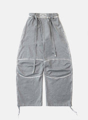 [w-pts24-052] Low Edge Convex Jogger - Grey