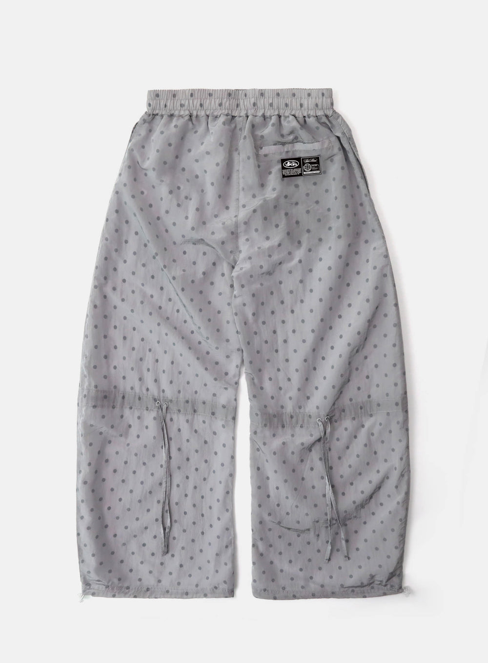 [w-pts25-032] Mystic Nylon Reflective Jogger - Grey Dot