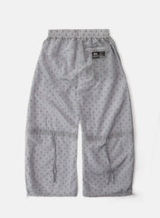 [w-pts25-032] Mystic Nylon Reflective Jogger - Grey Dot