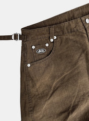 [w-pts25-066] Viper 301 Semi-Curved Pants - Dusty Brown