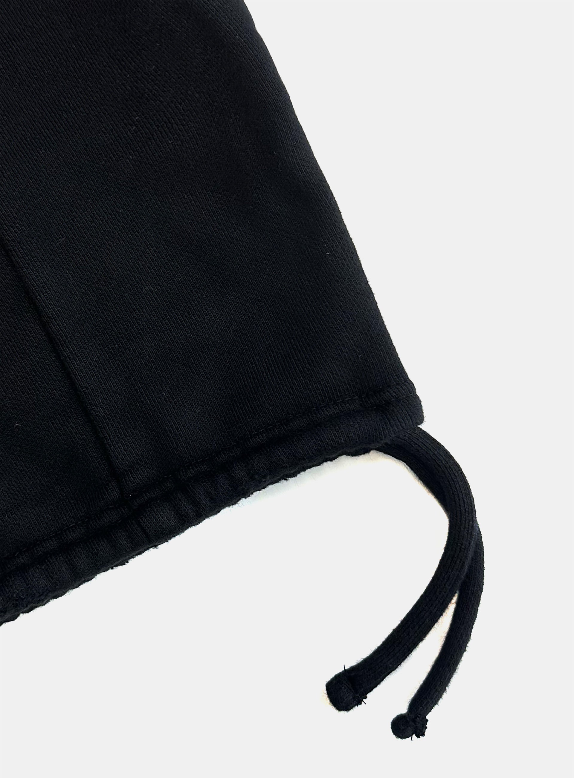 [w-pts25-059] Mystic Capsule 2-Way Curved Jogger Trousers - Black/White