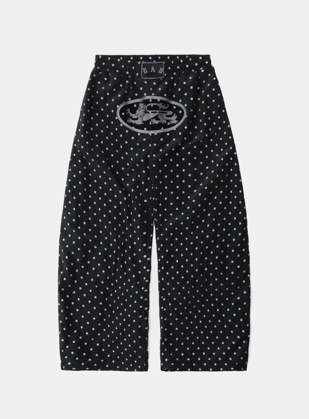 [w-pts25-034] Mystic Nylon Reflective Jogger - Black Dot