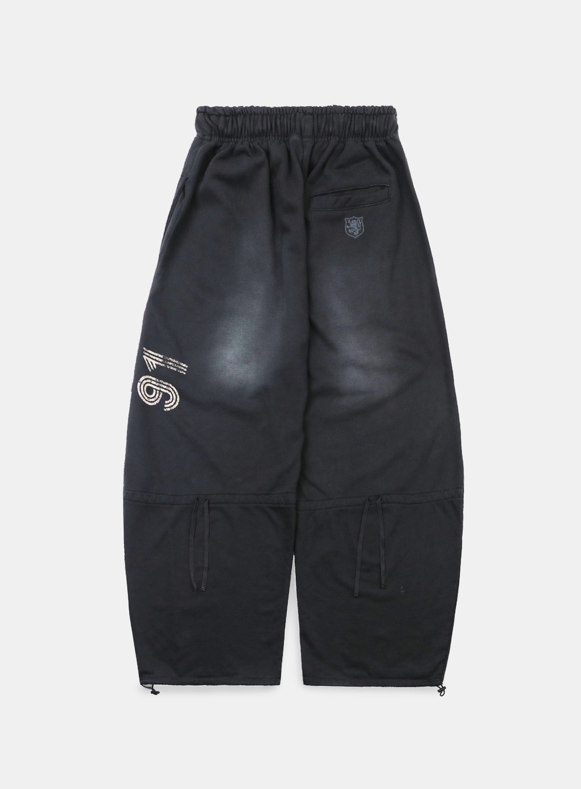 [w-pts24-082] Sun Faded 2 Jogger - Black