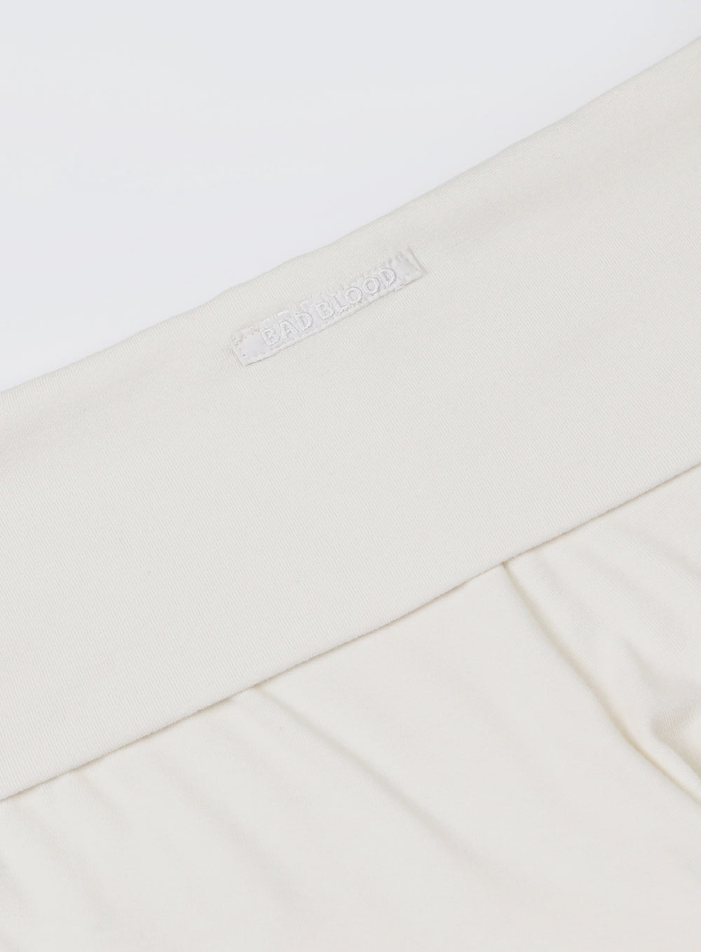 [w-pts24-055] Beyond Soft Fold Over Bootcut Pants - Cream