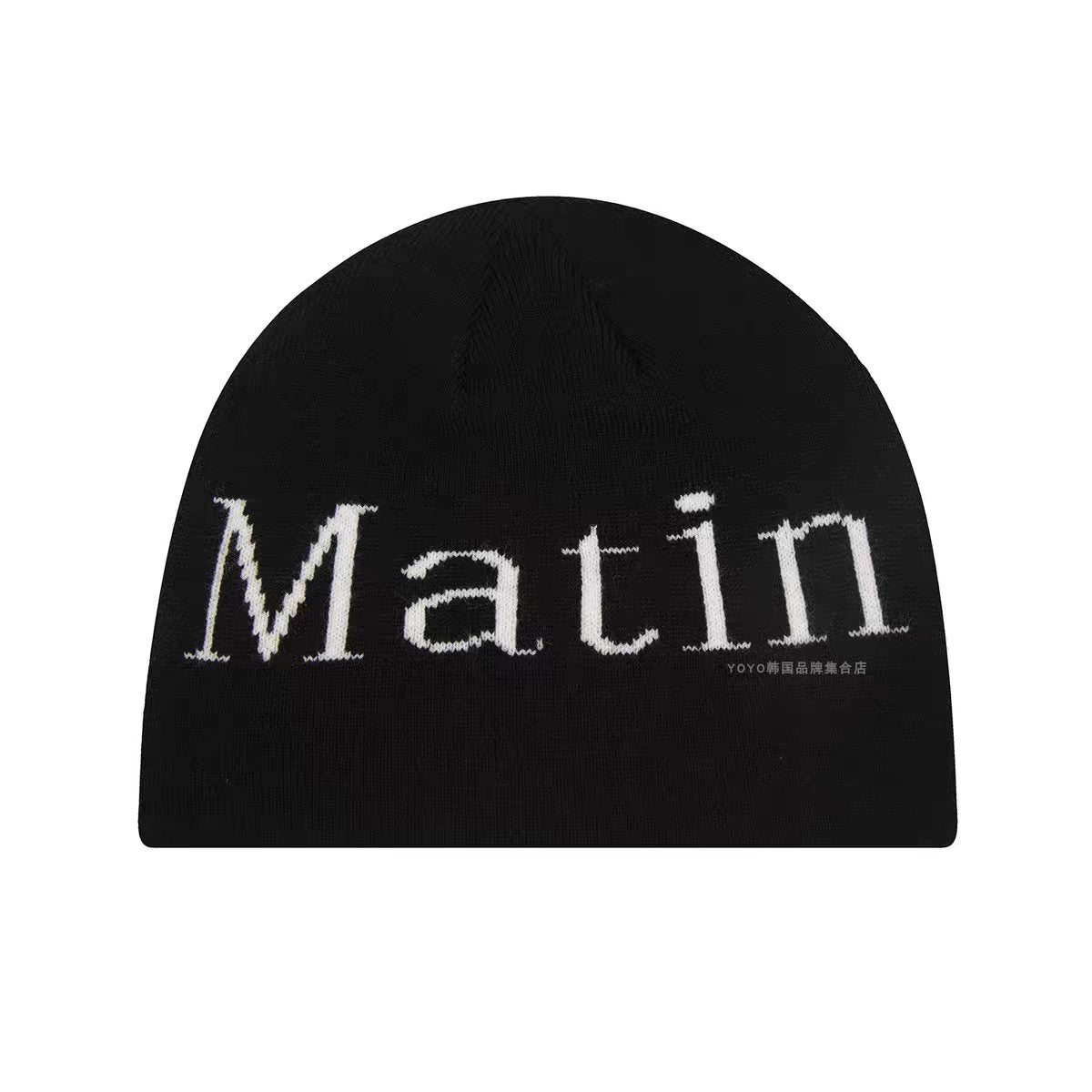 MatinKim Logo Beanie – Everyday Street Style