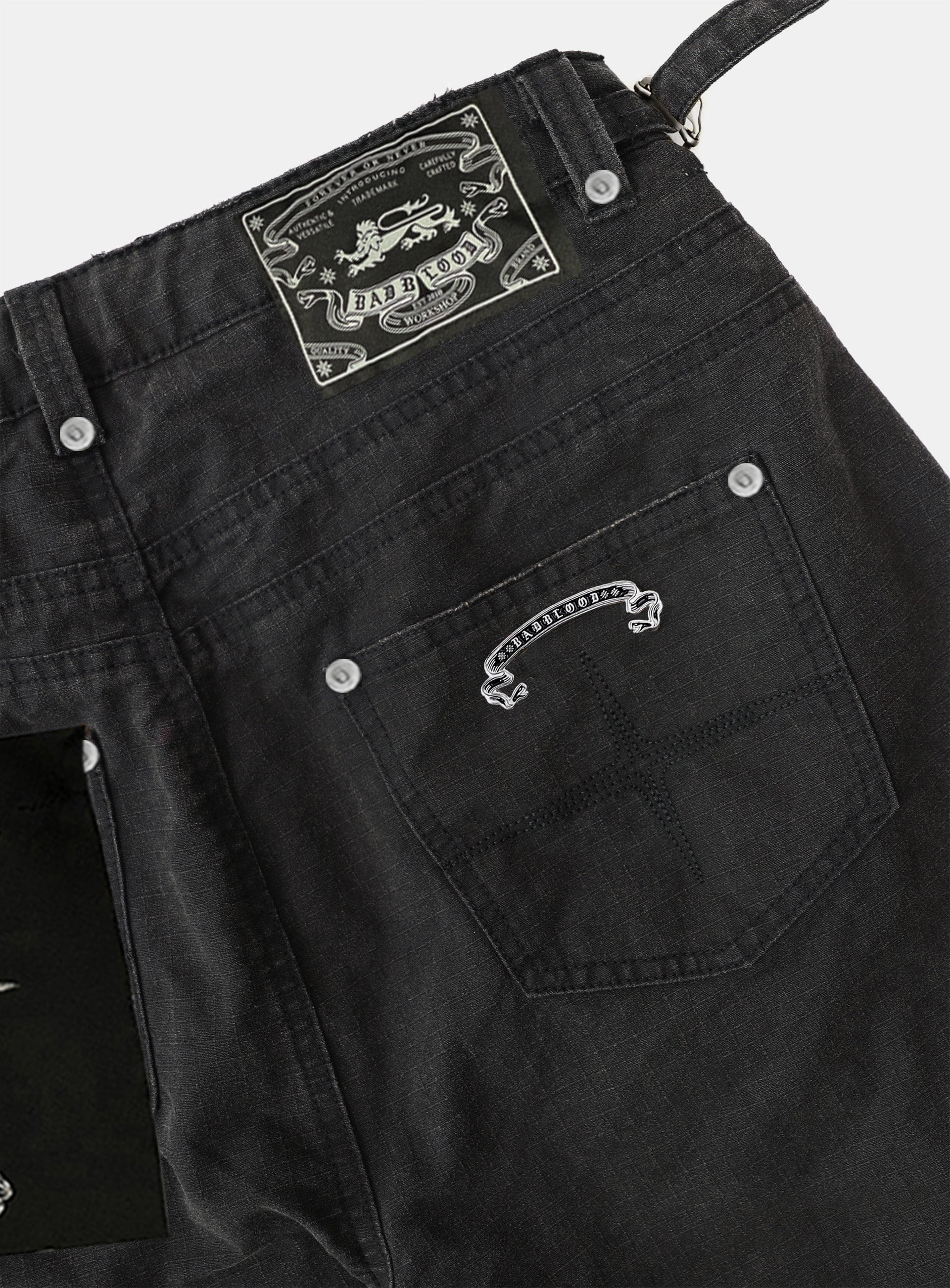 [w-pts25-067] Viper 301 Semi-Curved Pants - Dusty Black