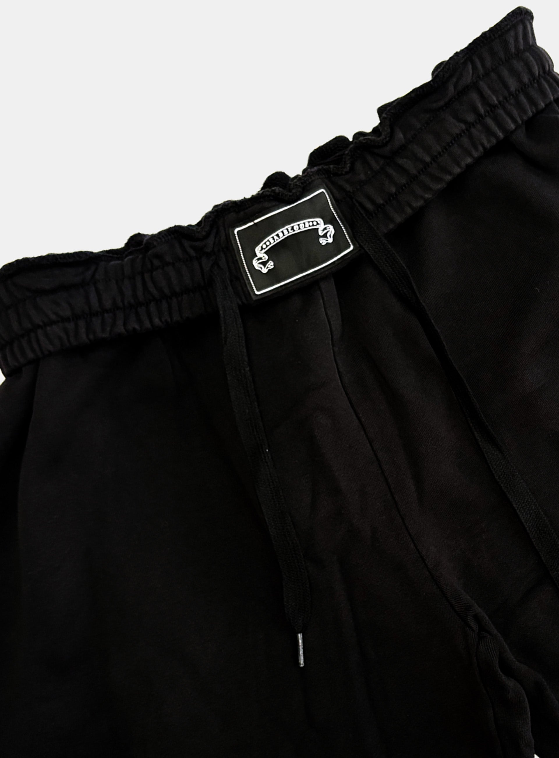 [w-pts25-070] Viper Logo 2-Way Curved Jogger Trousers - Black