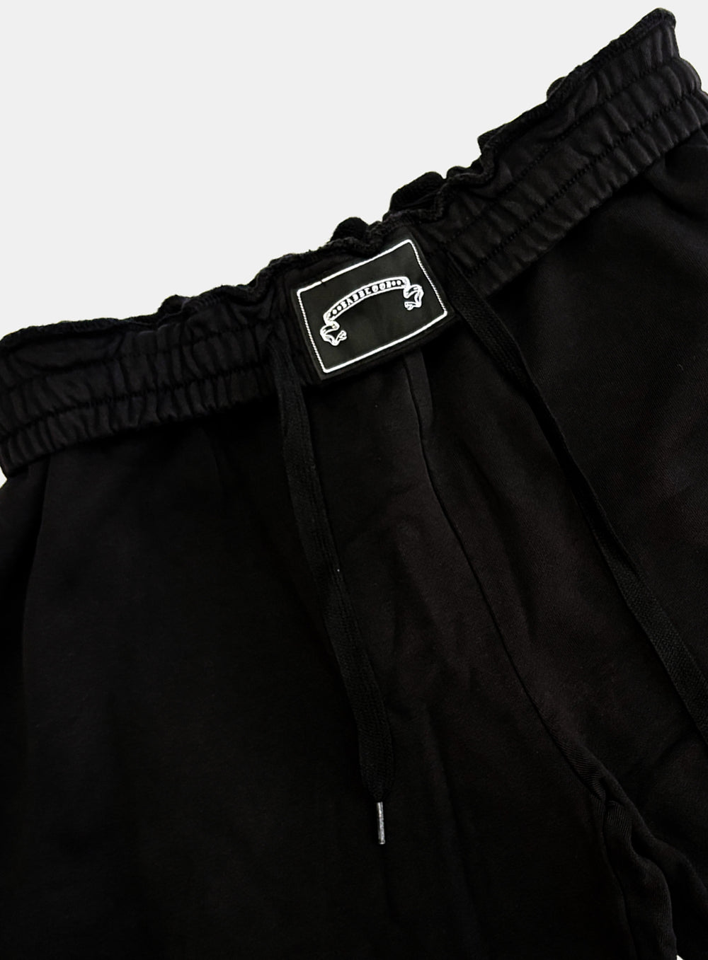 [w-pts25-070] Viper Logo 2-Way Curved Jogger Trousers - Black