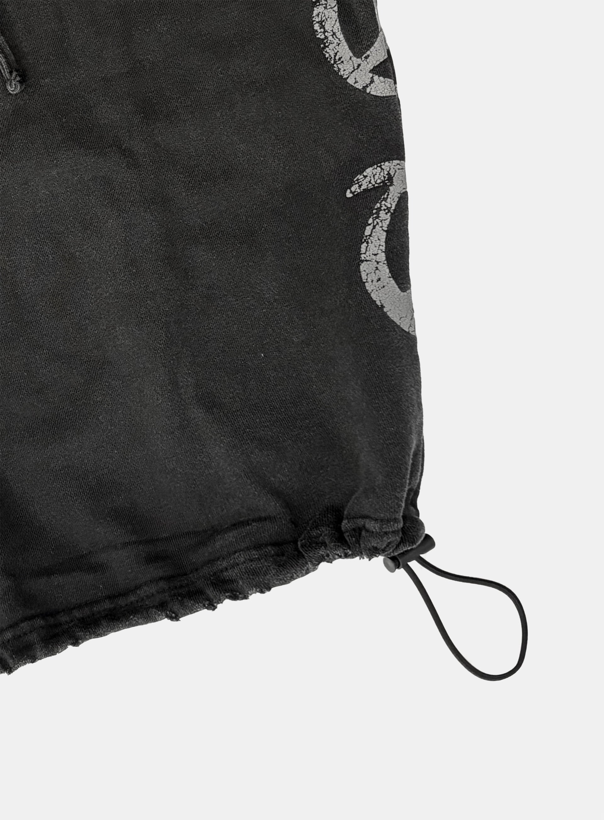 [w-pts25-054] PEACE NOT WAR Jogger - Dusty Black
