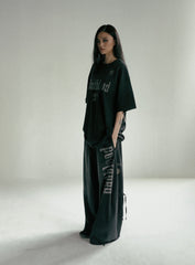 [w-pts24-082] Sun Faded 2 Jogger - Black