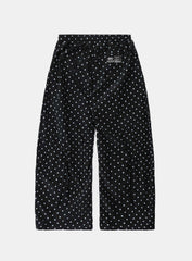 [w-pts25-034] Mystic Nylon Reflective Jogger - Black Dot